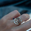 diamond serpent wedding ring
