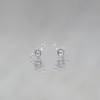 diamond cluster earring