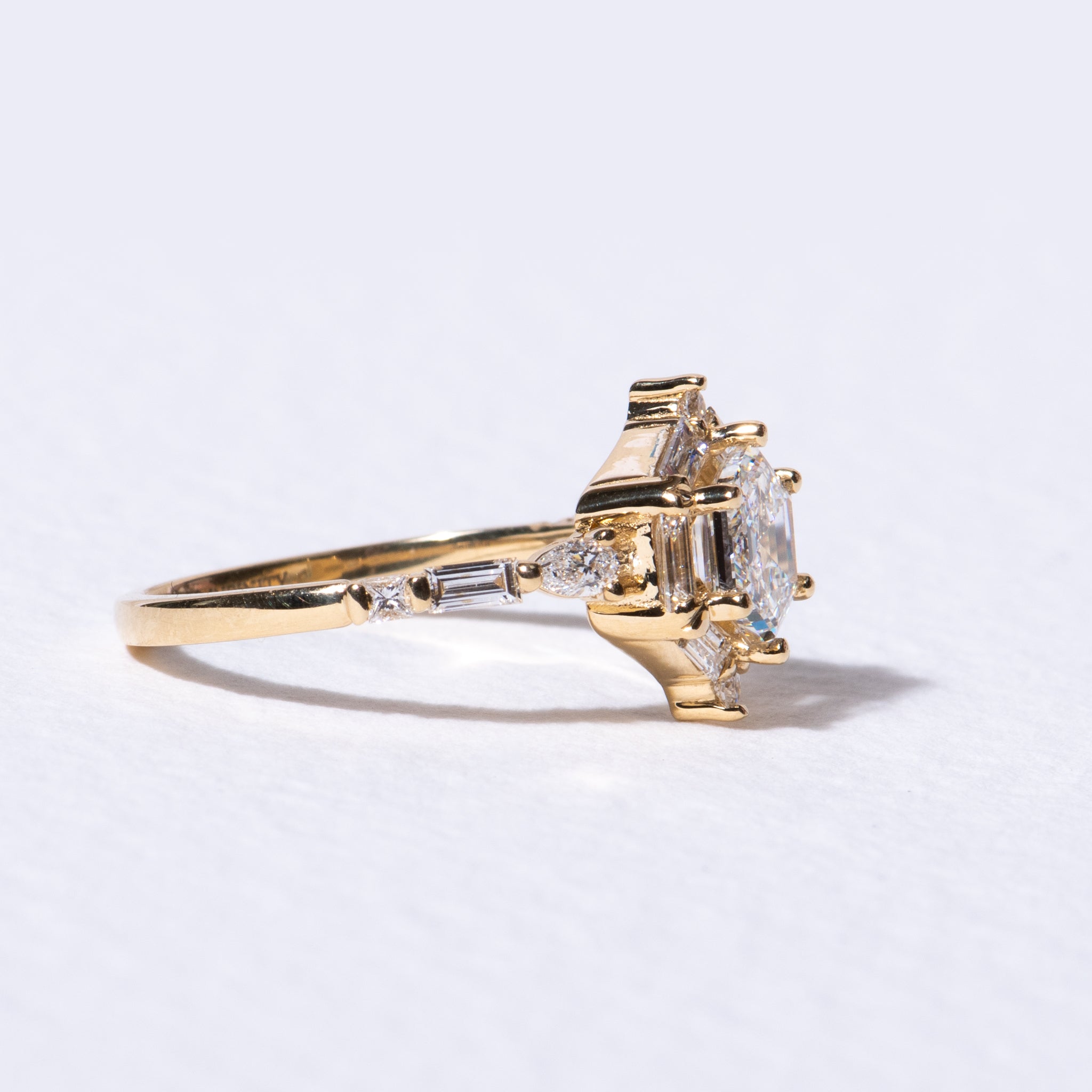 NEBULA — Hexagon Engagement Ring