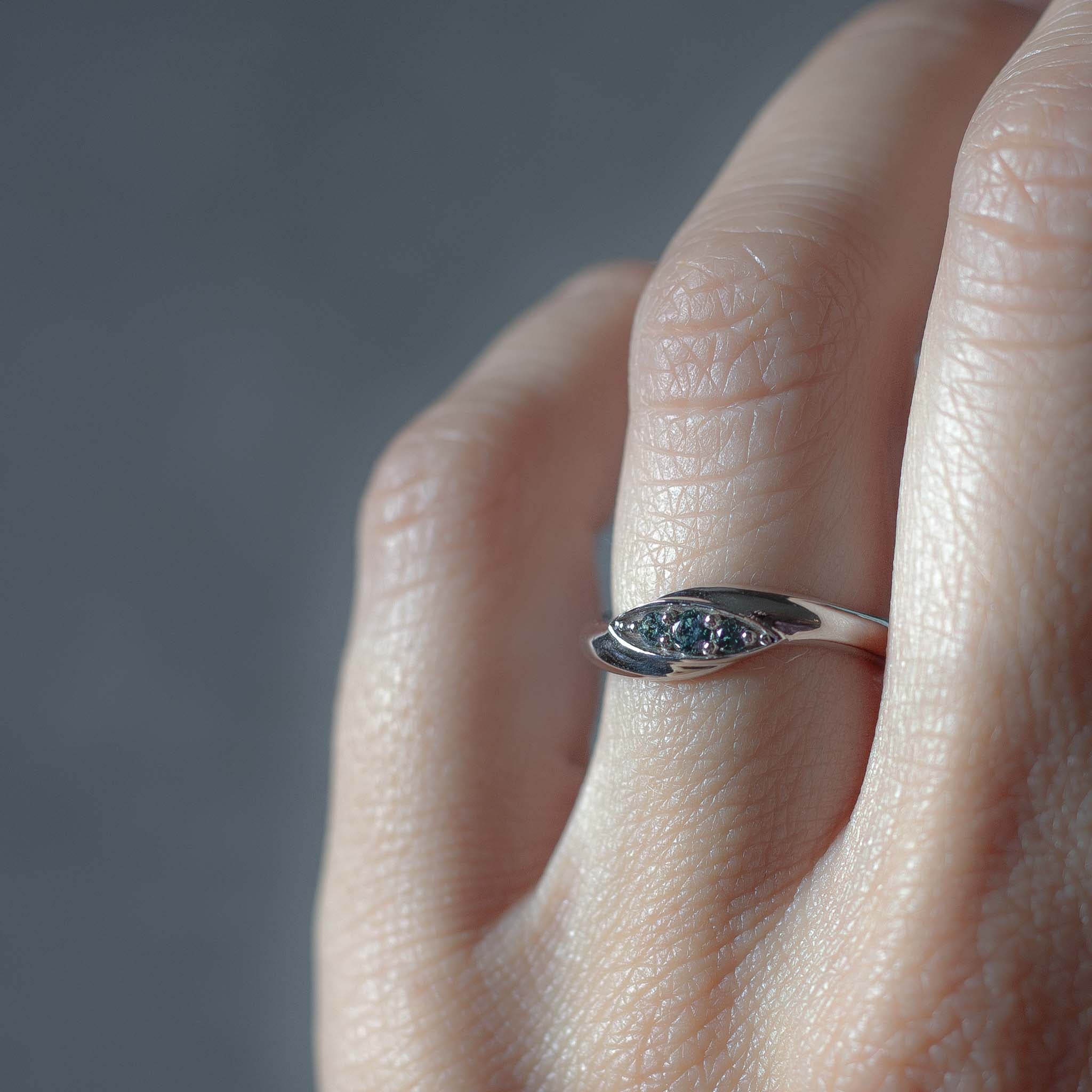 TALES OF THE OCEAN — Blue Sapphire Gold Ring