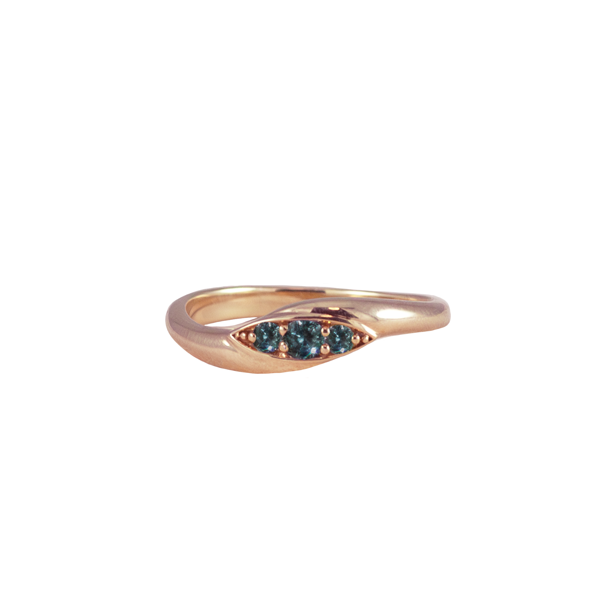 TALES OF THE OCEAN — Blue Sapphire Gold Ring