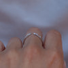 open wedding band ring