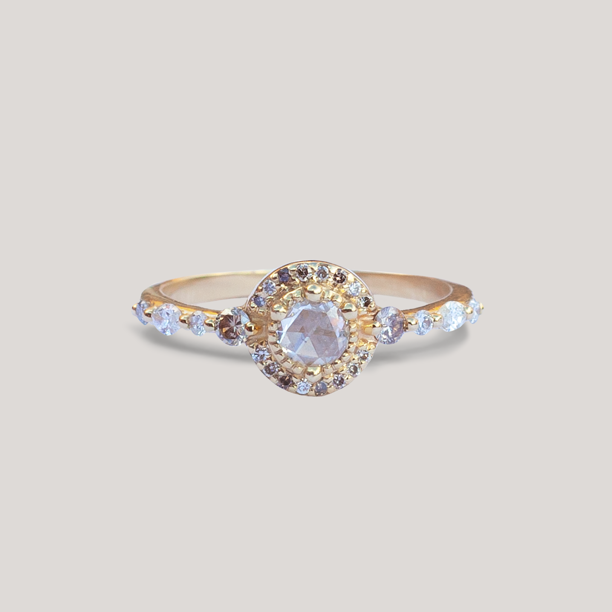 MONARCH — Rose Cut Diamond Ring