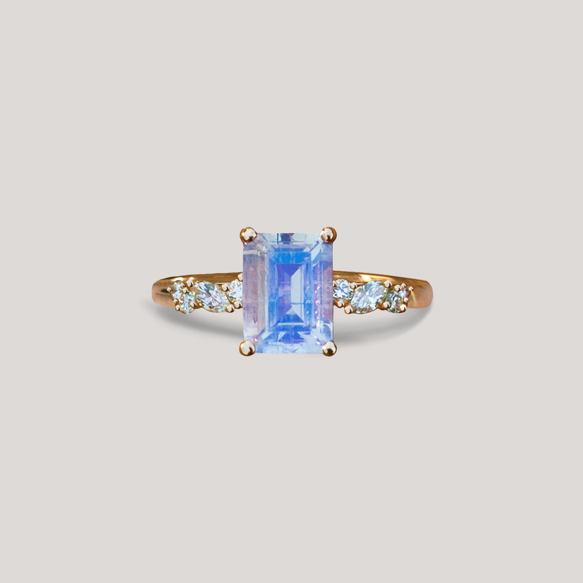 ALA — Moonstone Engagement Ring