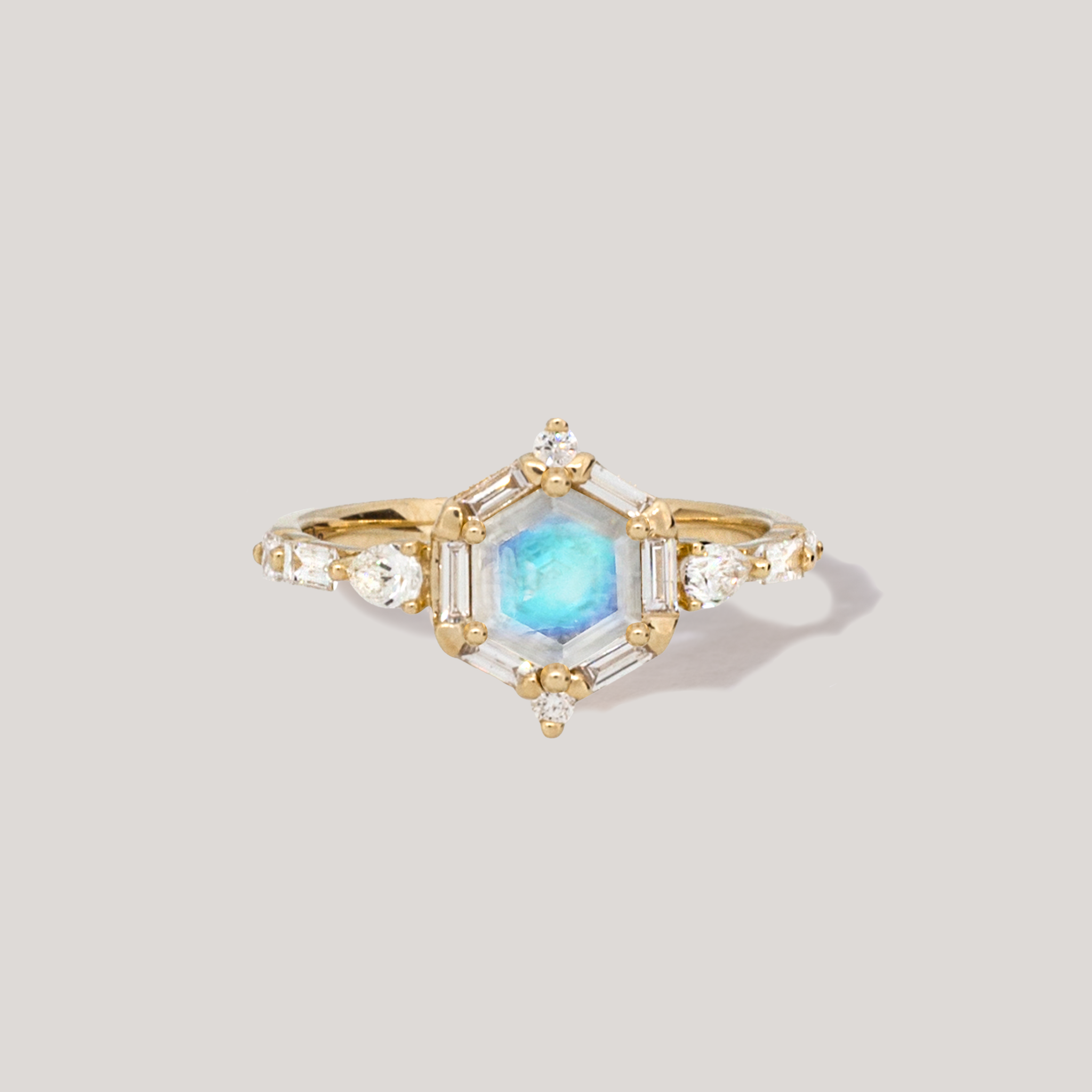 NEBULA — Moonstone Engagement Ring