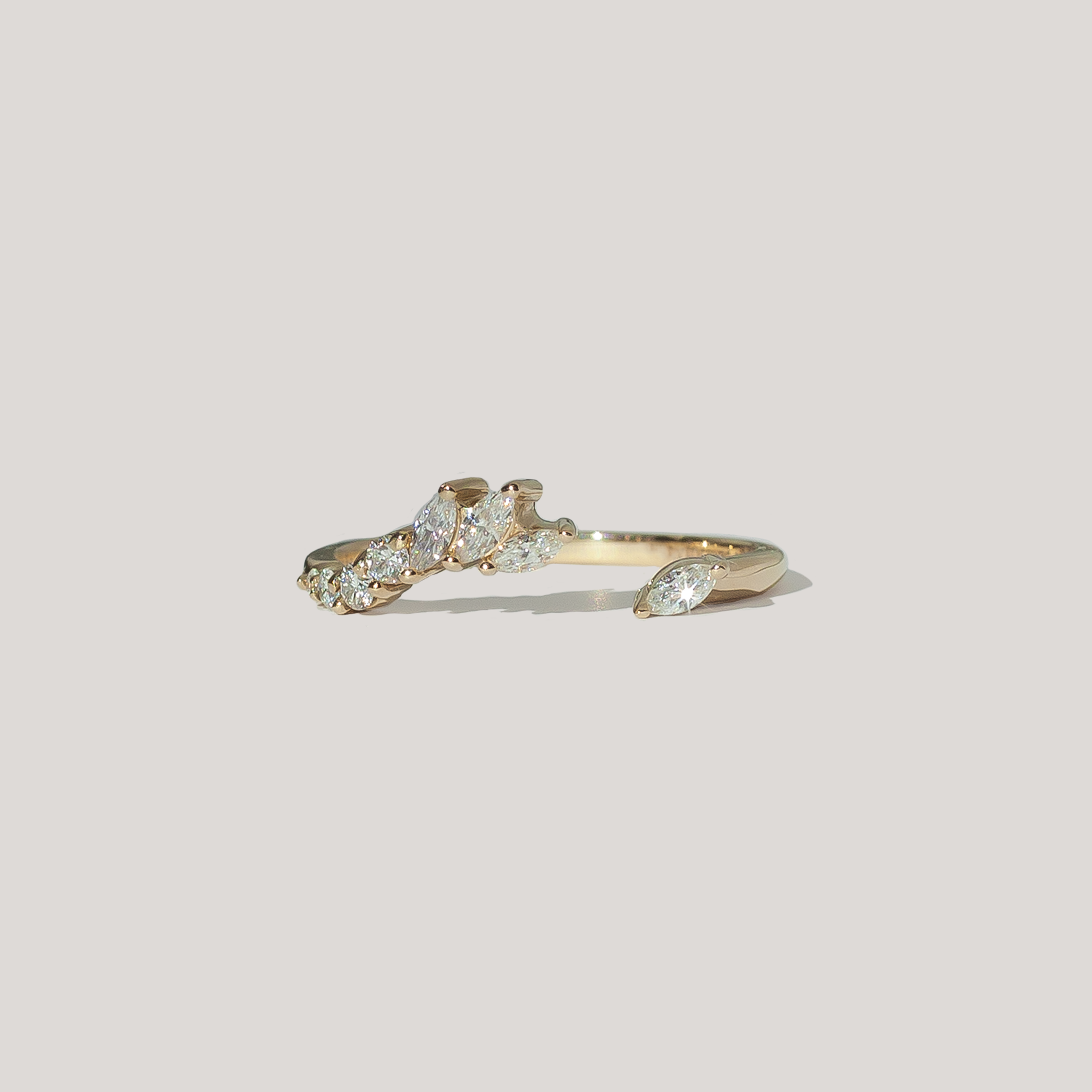 KAIRA — Asymmetrical Wedding Ring
