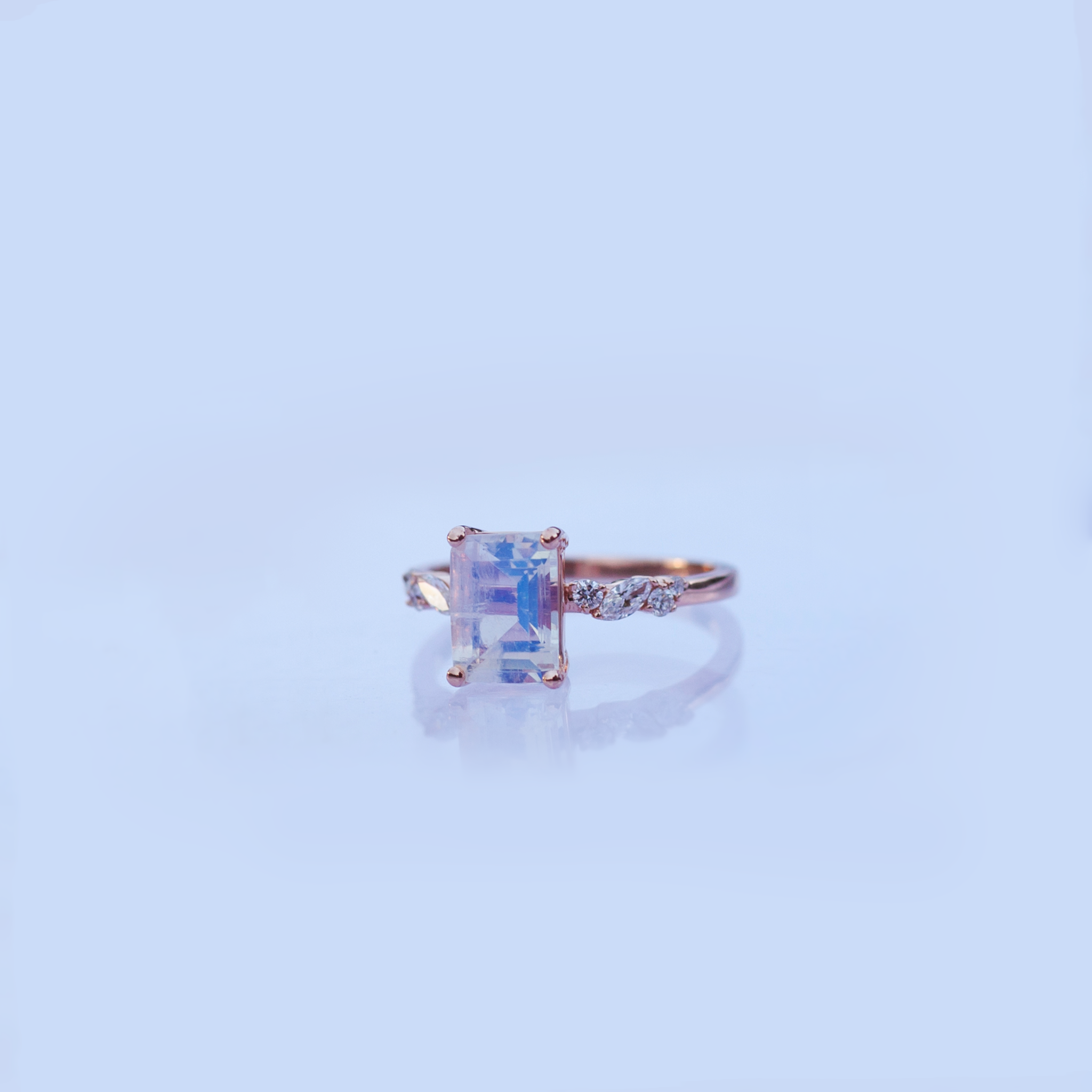 engagement ring moonstone