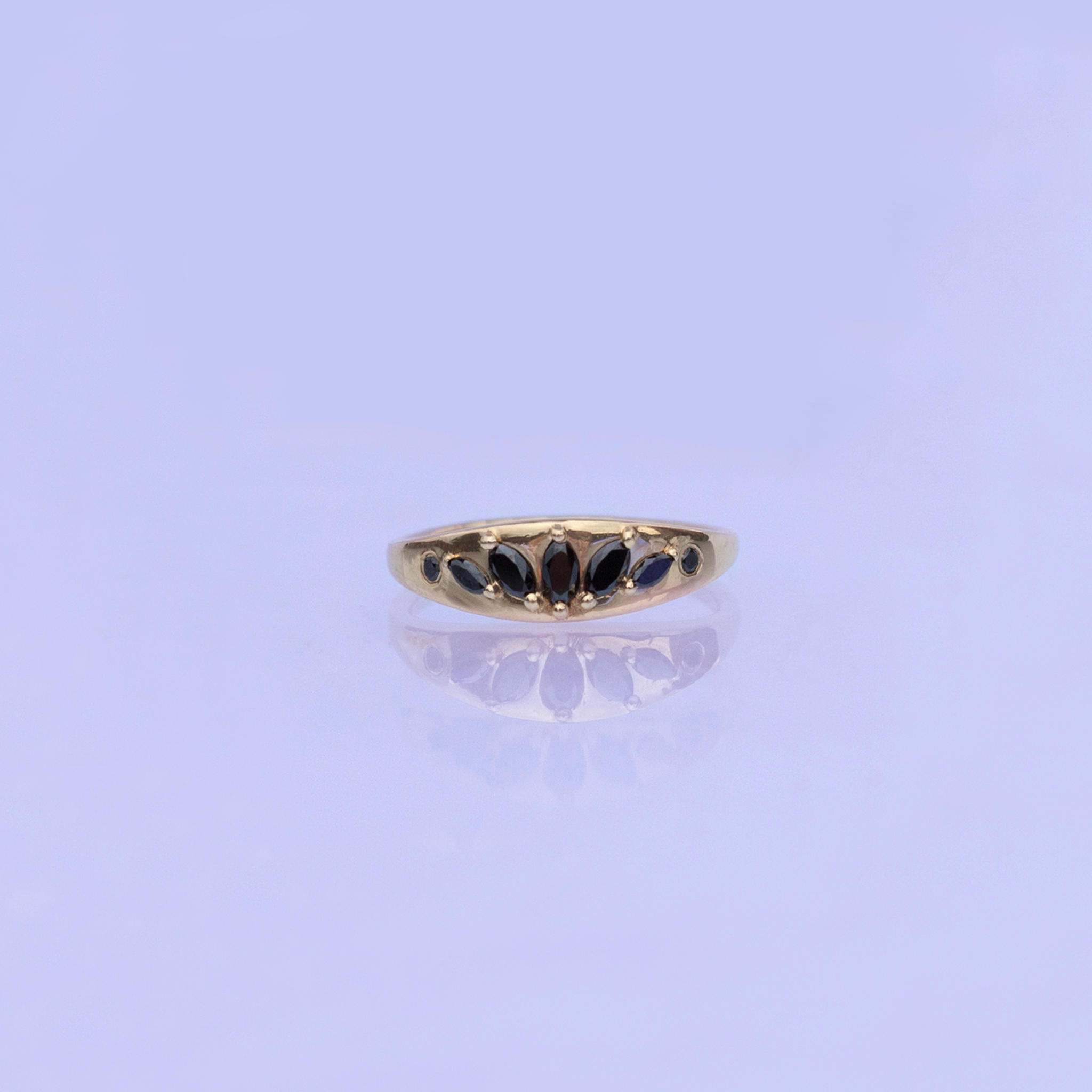 signet ring with diamonds