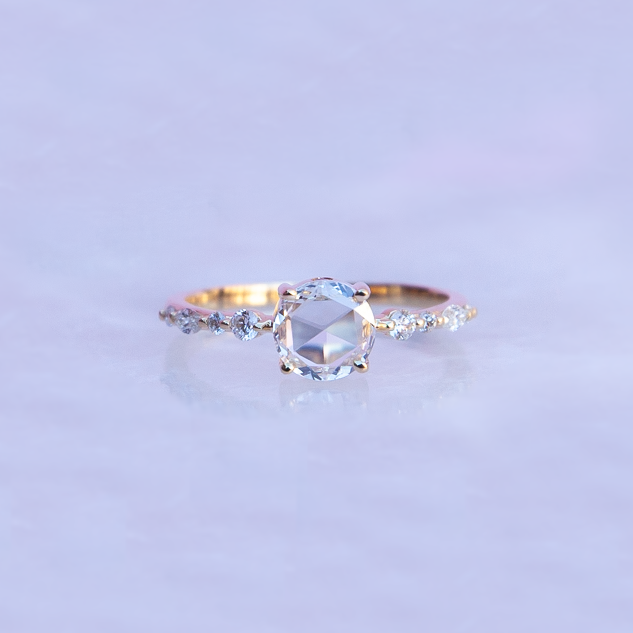 Unique diamond ring.