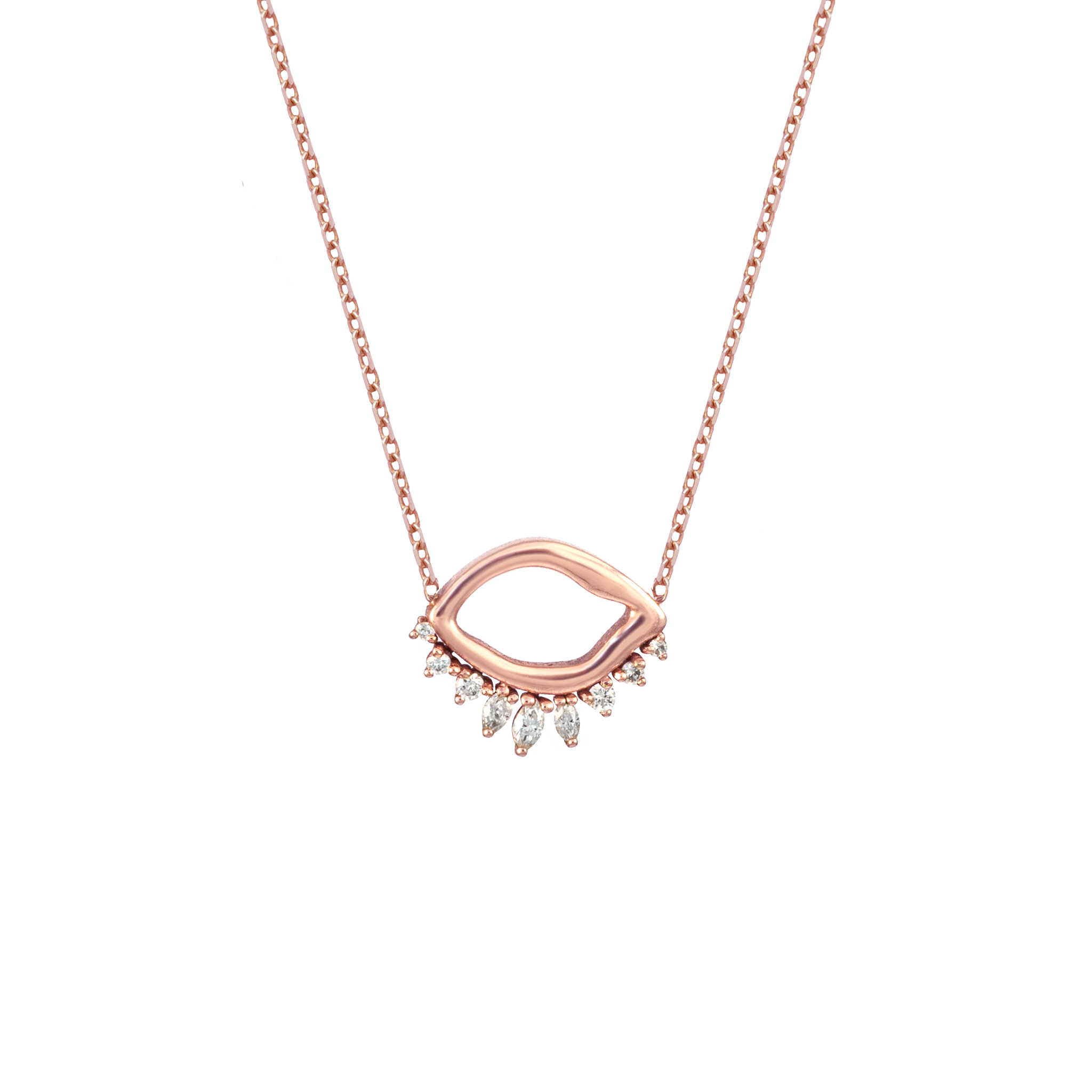 gold evil eye necklace