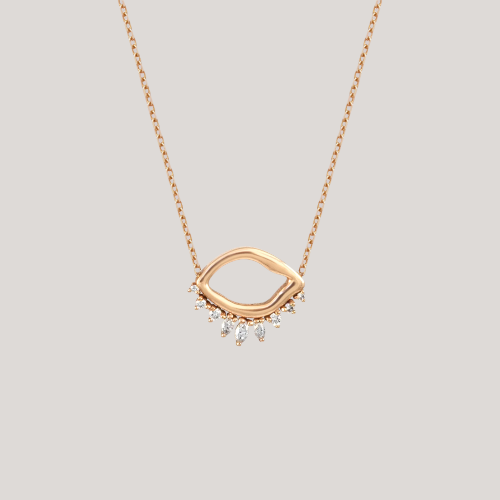 gold evil eye necklace