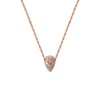 Dainty gold charm rose gold