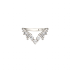 Chevron wedding band
