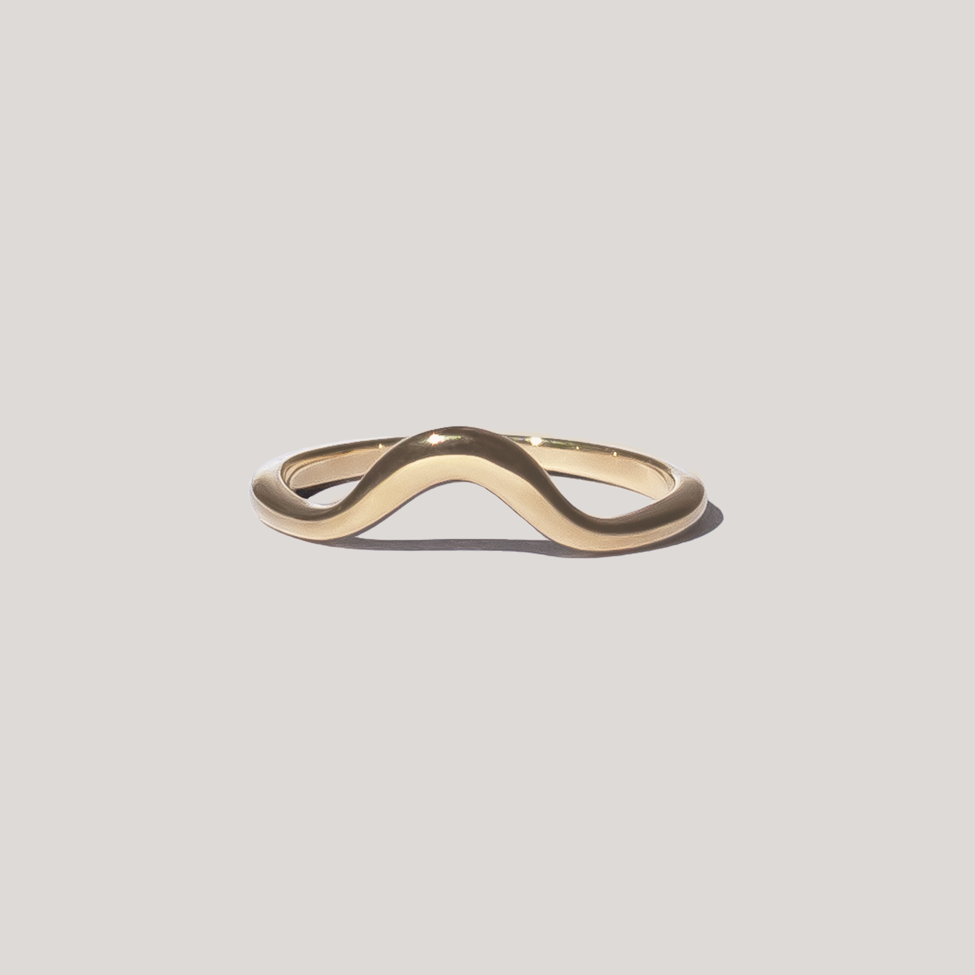 gold wave ring