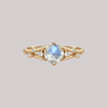moonstone diamond ring