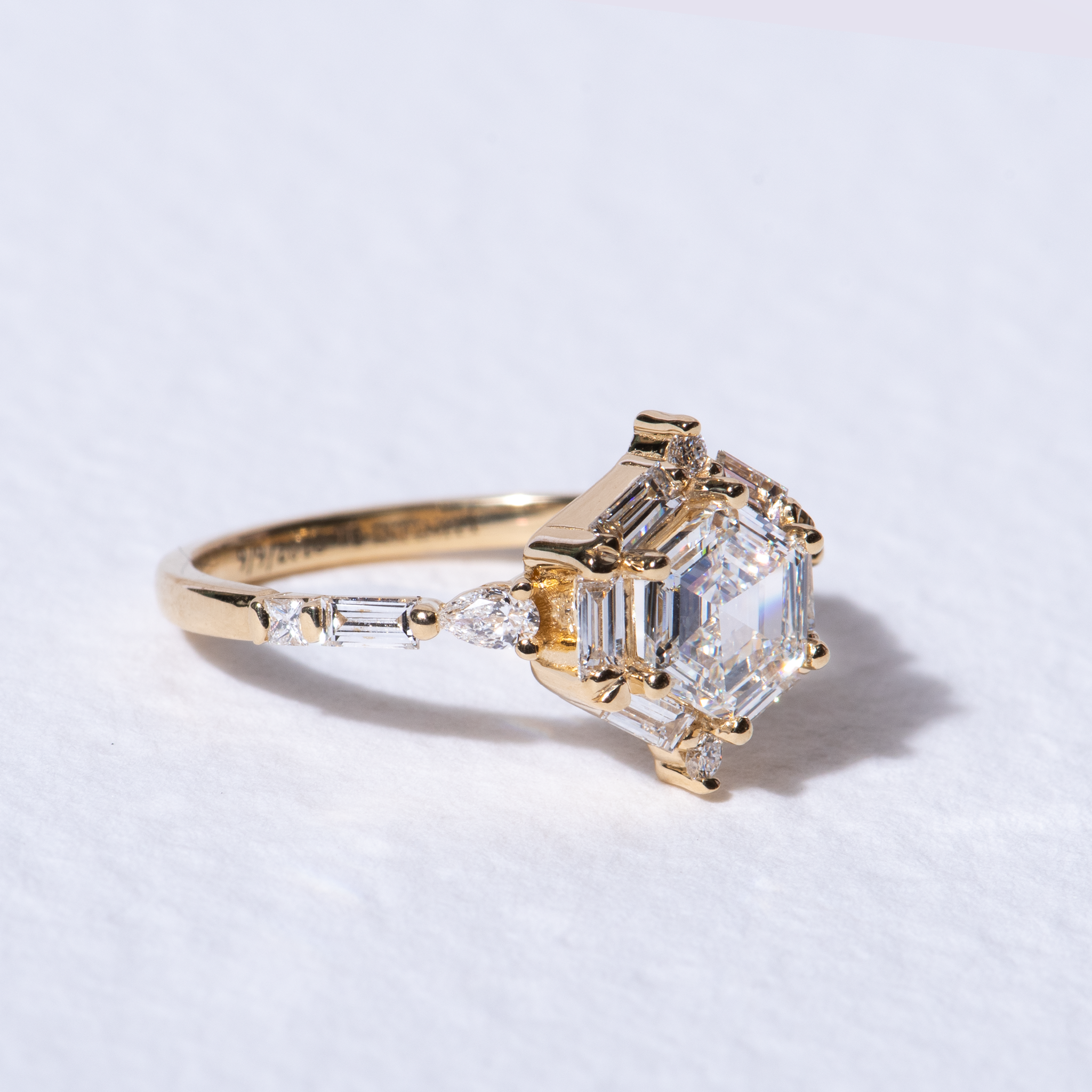 NEBULA — Hexagon Engagement Ring