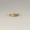10k yellow gold blue sapphire ring