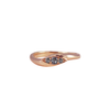 rose gold sapphire ring
