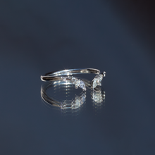 diamond chevron wedding band