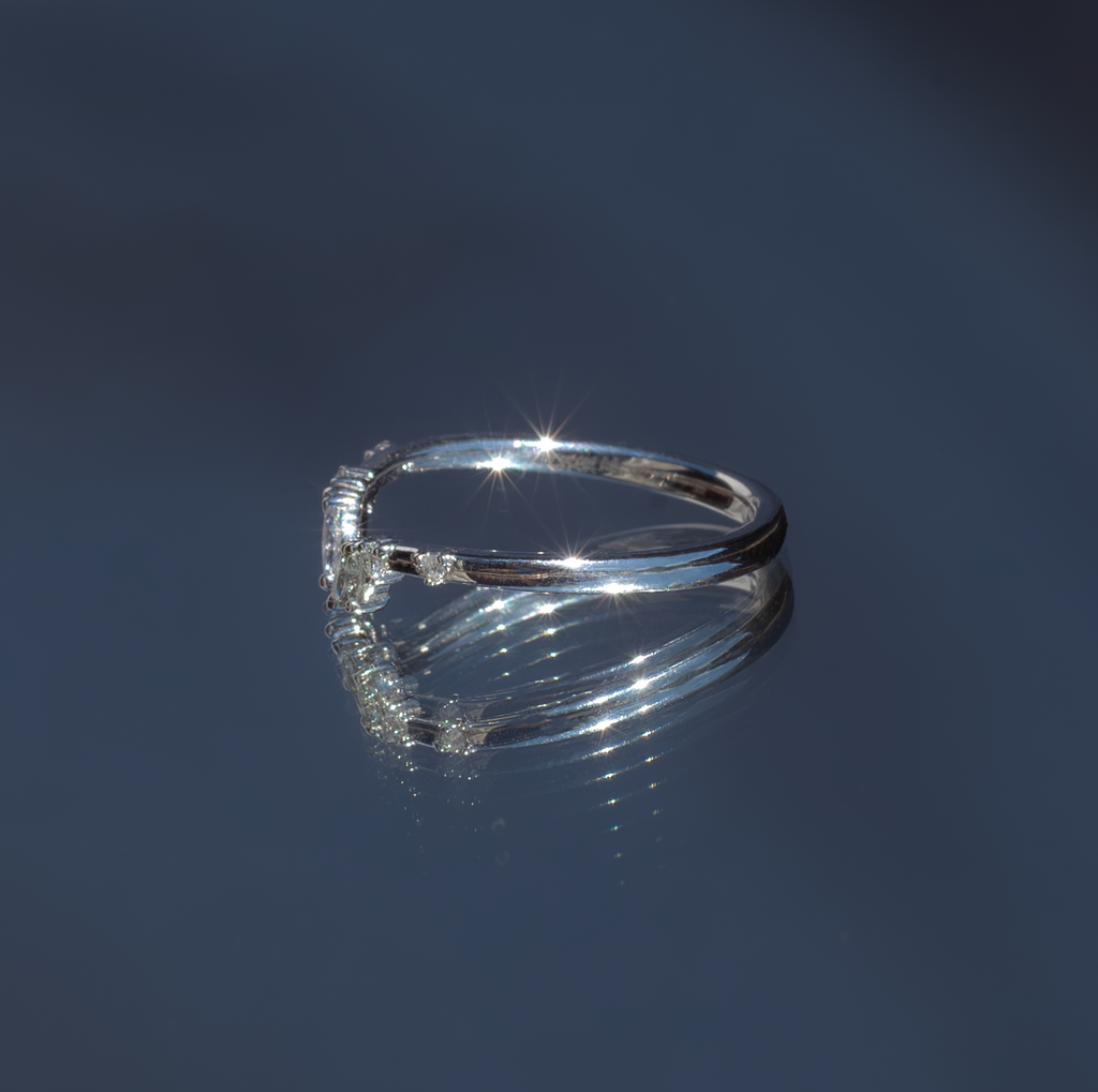 open diamond ring
