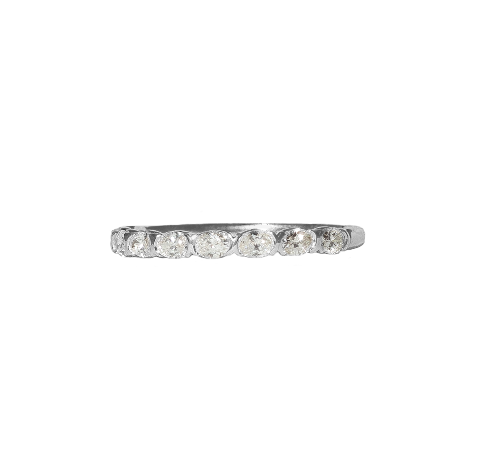 HEAVEN'S CHAMBER — Oval Diamond Eternity Band