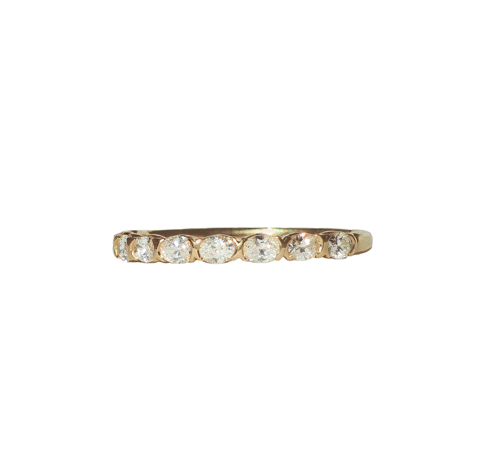 HEAVEN'S CHAMBER — Oval Diamond Eternity Band