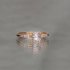 rose cut diamond engagement ring
