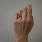 stackable gold wedding bands