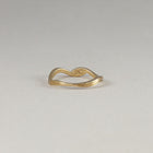 gold wave ring