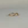 gold wave ring