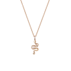 Snake charm with diamonds