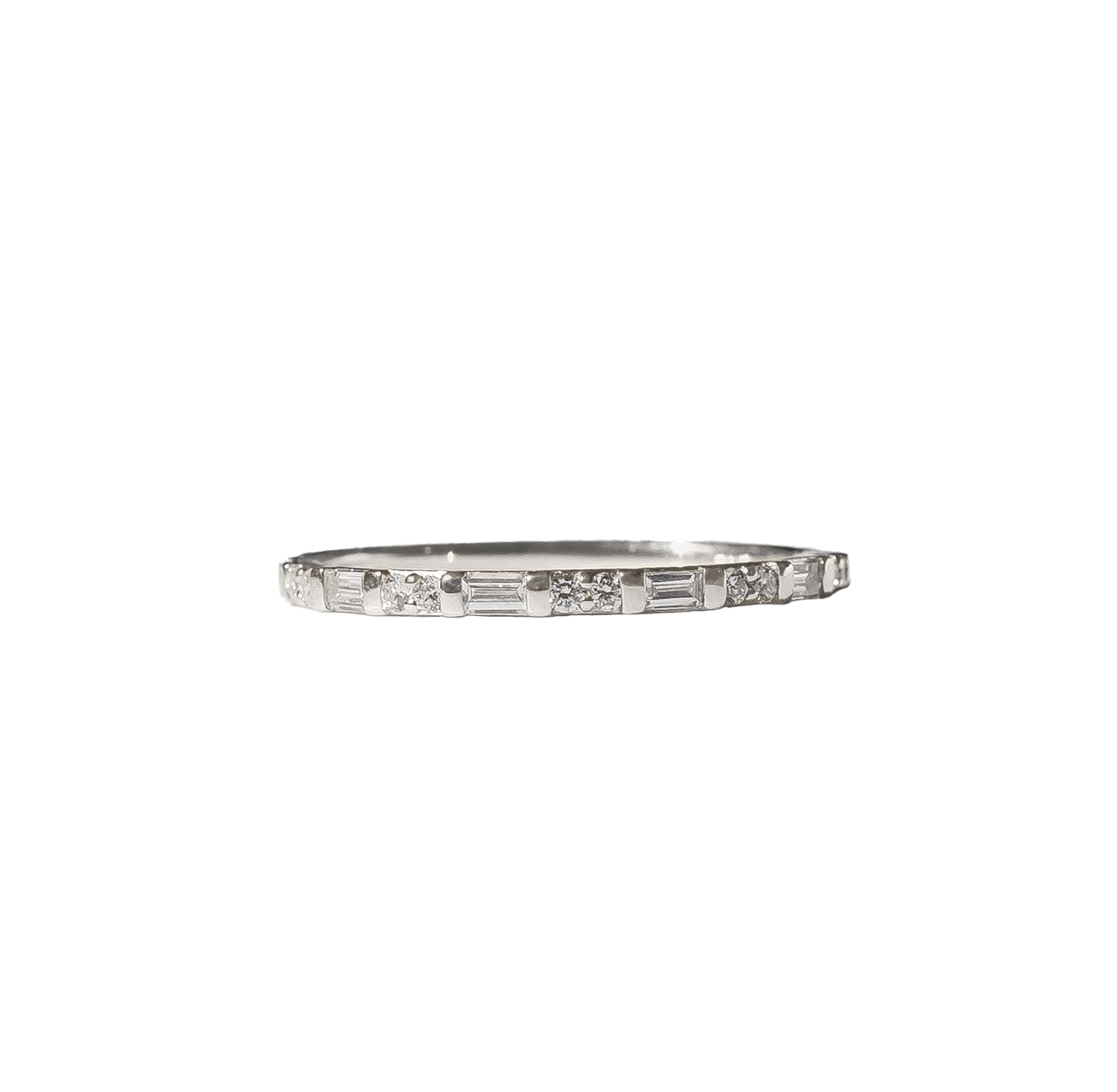SHAPING PATHS — Baguette Diamond Eternity Band