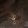 Gold pearl ring