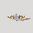 ANCIENT CYCLES — Moonstone Engagement Ring