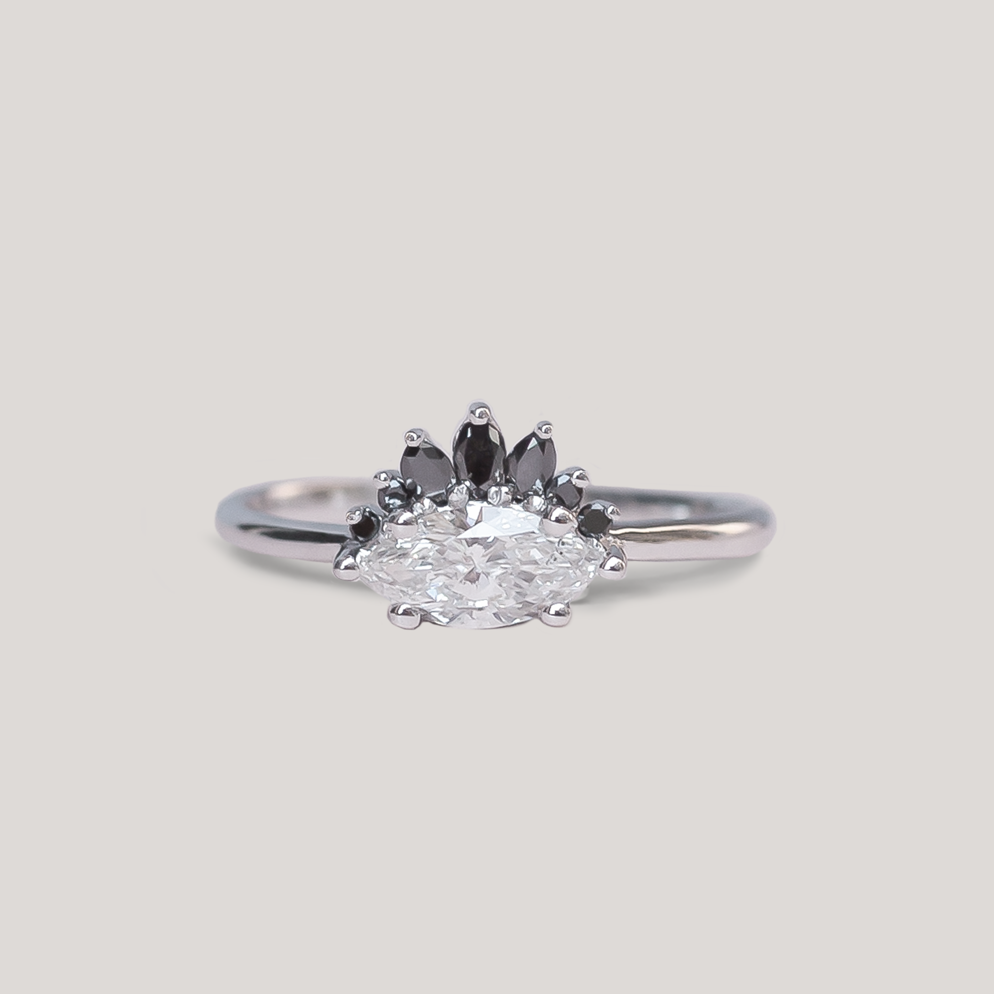 AMOUR — Marquise Diamond Engagement Ring