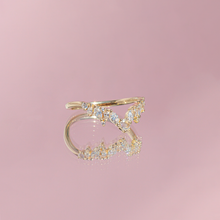 chevron wedding band