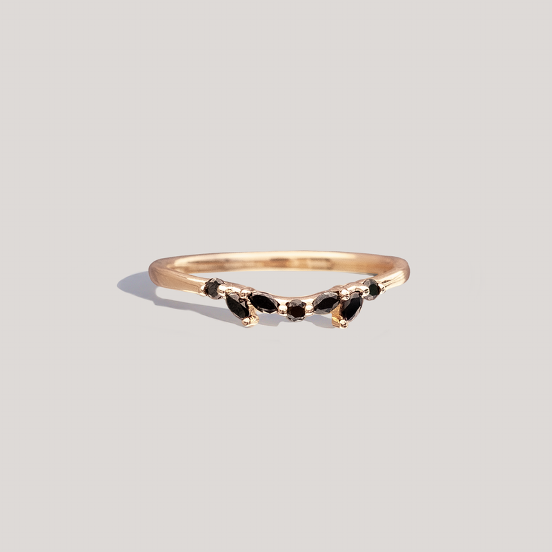 ERIS — Black Diamond Contour Ring