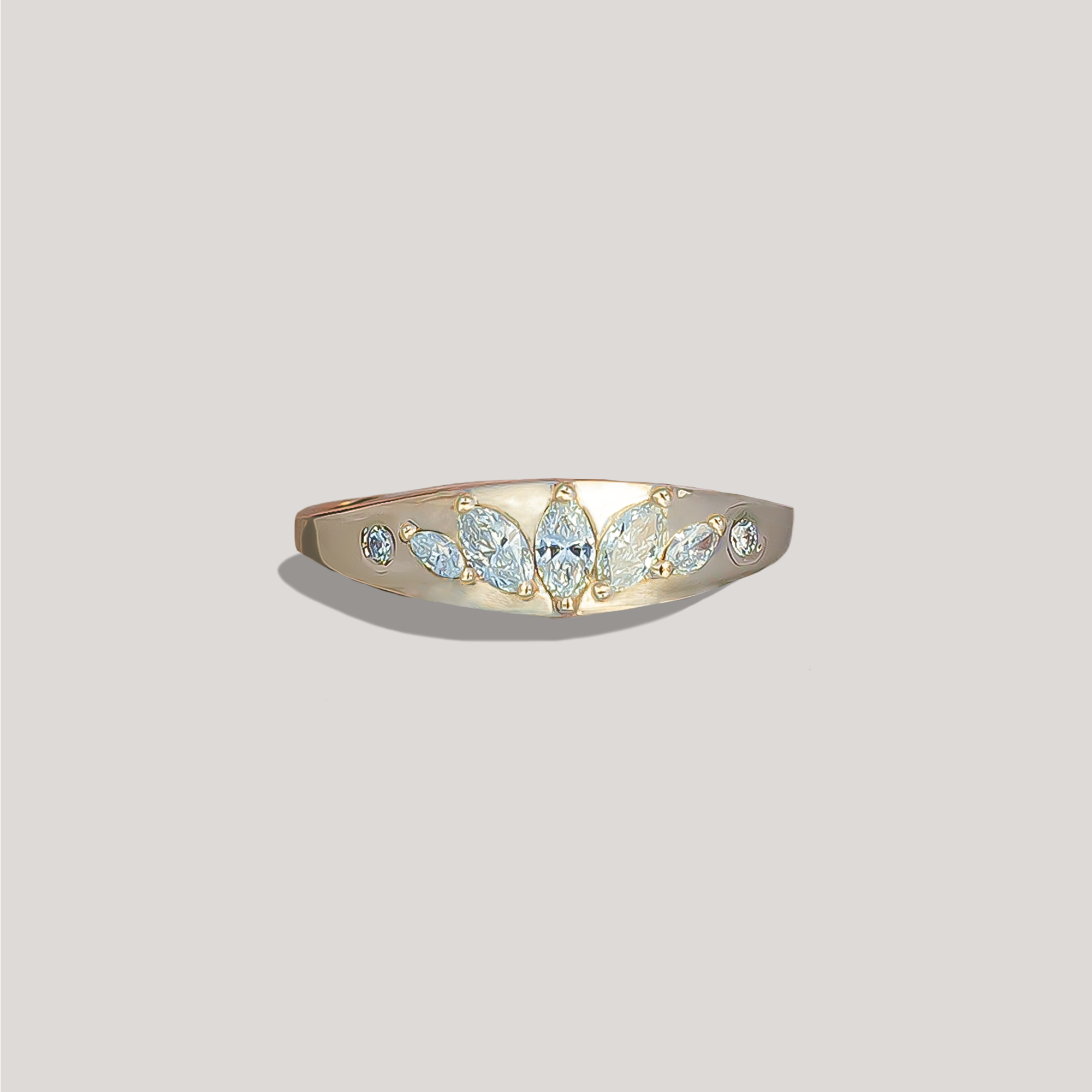 GAEA — Diamond Signet Ring