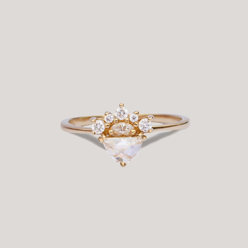 HYGEIA — Half Moon Engagement Ring
