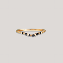 KALA — Black Diamond Contour Wedding Ring