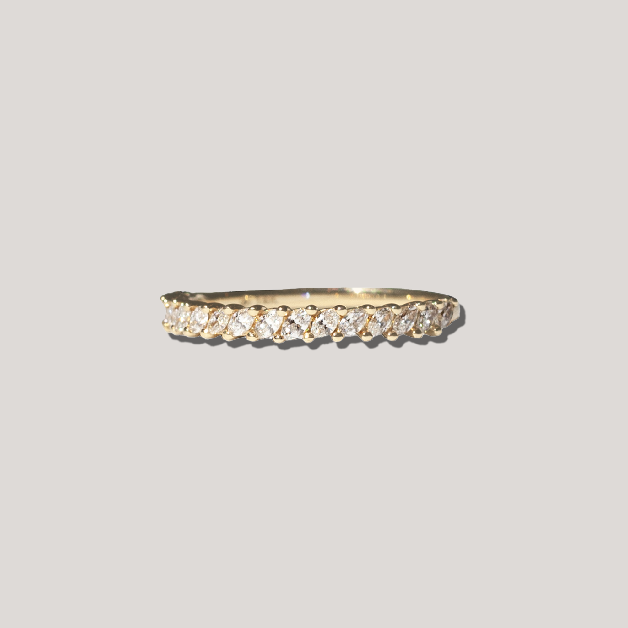 TENDER ECHOS — Marquise Diamond Eternity Band