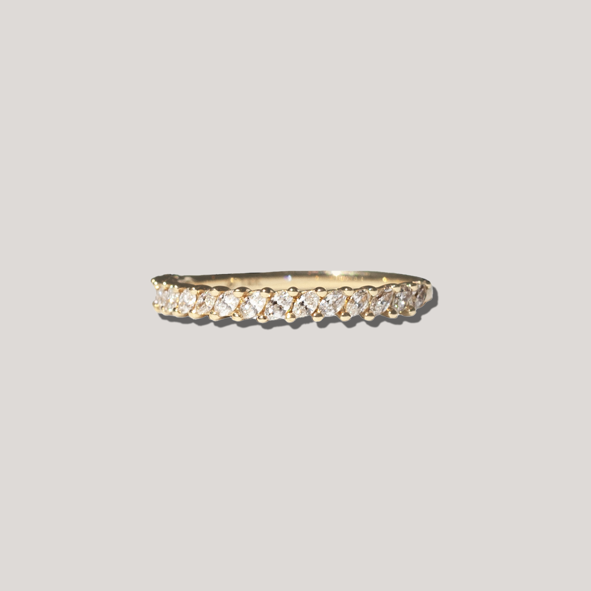 TENDER ECHOS — Marquise Diamond Eternity Band