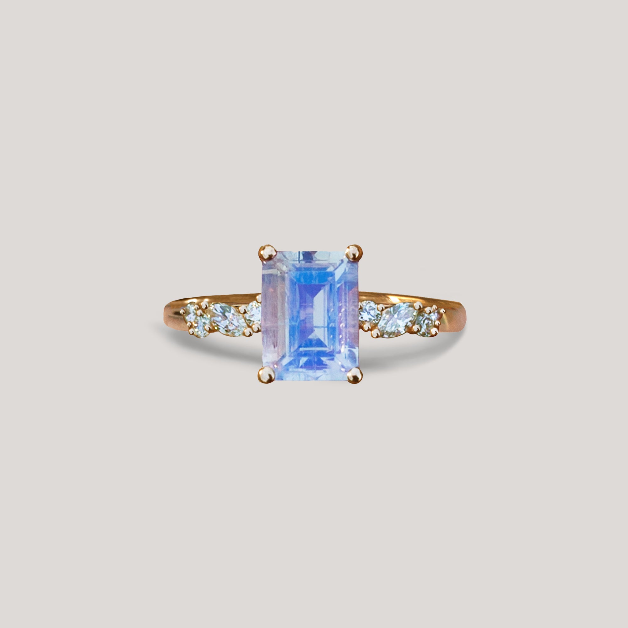 ALA — Moonstone Engagement Ring