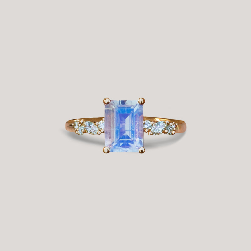 ALA — Moonstone Engagement Ring
