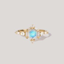 NEBULA — Moonstone Engagement Ring