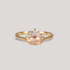 AMOUR — Morganite Diamond Ring