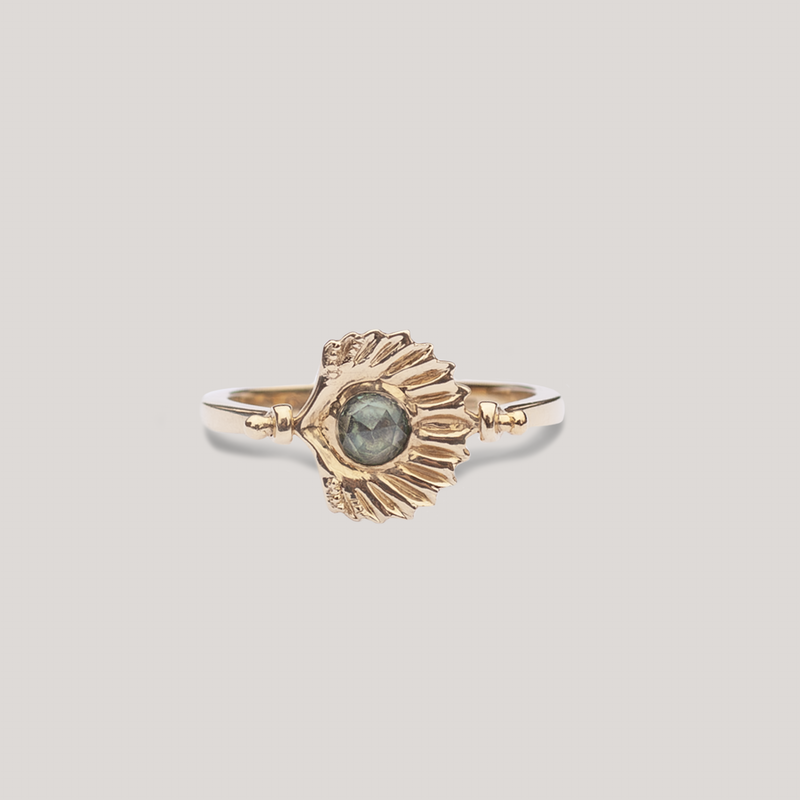 VENUS — Blue Sapphire Spinning Ring