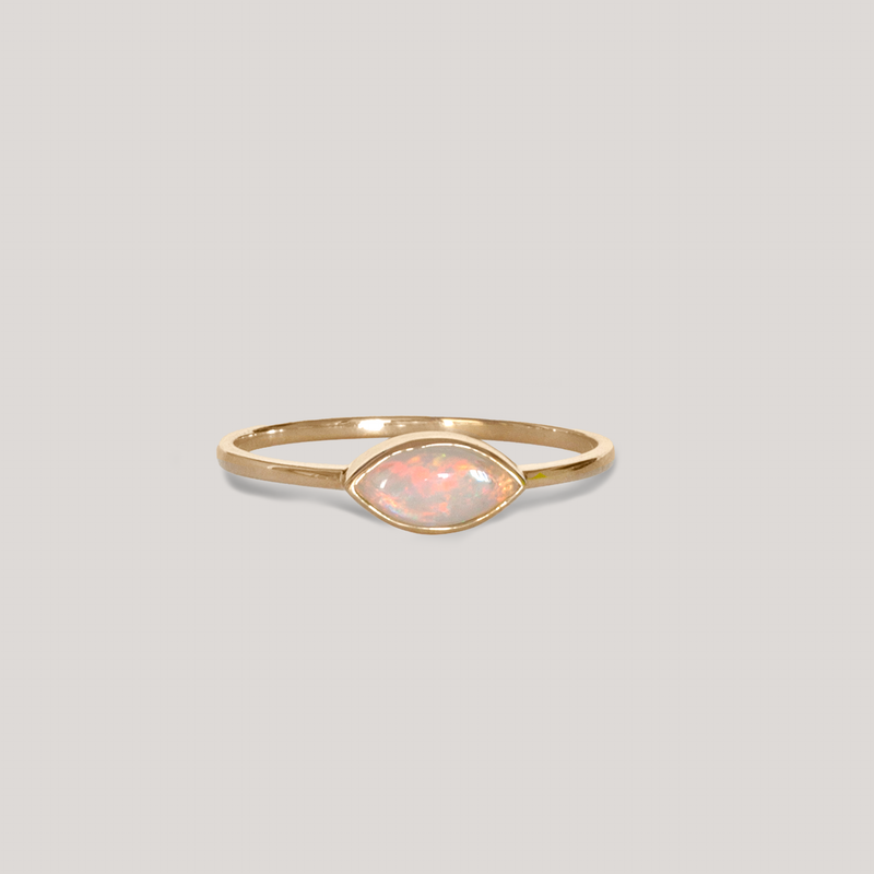 SEEKERS MELODY — Gold Opal Ring