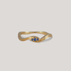SIREN'S CALLING — Blue Sapphire Gold Ring