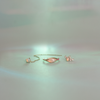 delicate opal earrings